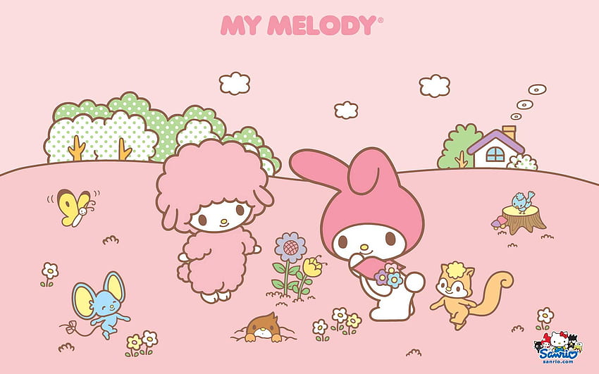 My Melody Sanrio - Awesome, Onegai My Melody HD wallpaper