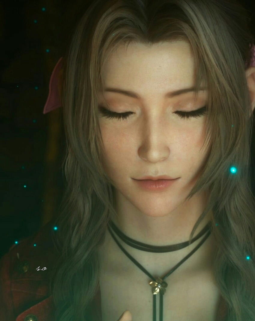 Final Fantasy 7 Aerith, FF7, FF7Remake HD-Handy-Hintergrundbild