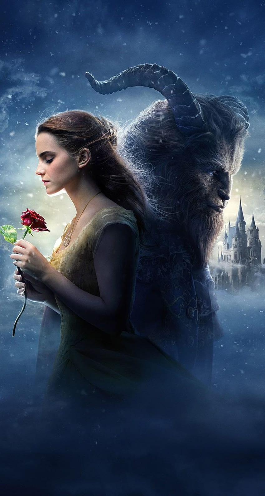 Disney The Beauty And The Beast For iPhone, Belle Emma Watson HD phone wallpaper