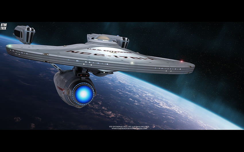 Star Trek USS Enterprise NCC 1701 A, Computador Star Trek . Jornada nas Estrelas, Arte de Star Trek, Starship Enterprise papel de parede HD
