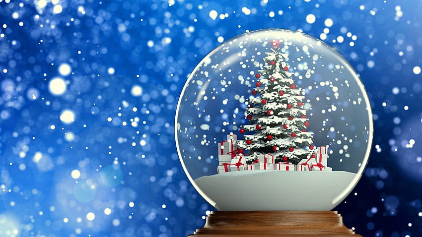 Winter Snow Globe Christmas Tree, Empty Snow Globe HD wallpaper | Pxfuel