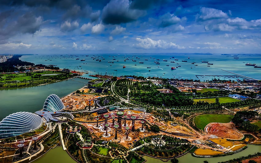 Good Singapore Gardens view - ., Singapore Landscape HD wallpaper