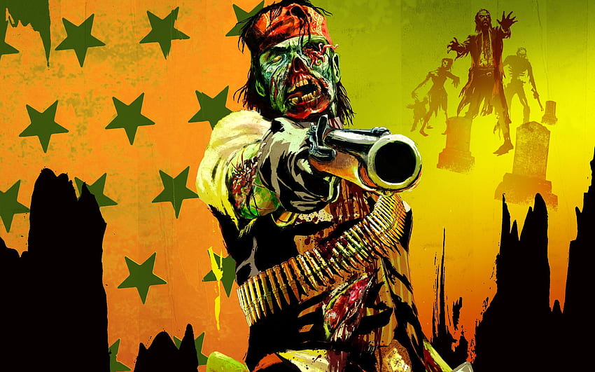 Red Dead Undead Kabus Arka Planı HD duvar kağıdı
