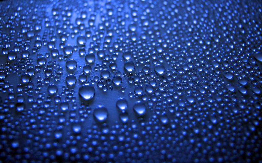 Blue Water Drops [] for your , Mobile & Tablet. Explore Background Blue Water Droplets . Water , Water Drops , Water Drop HD wallpaper