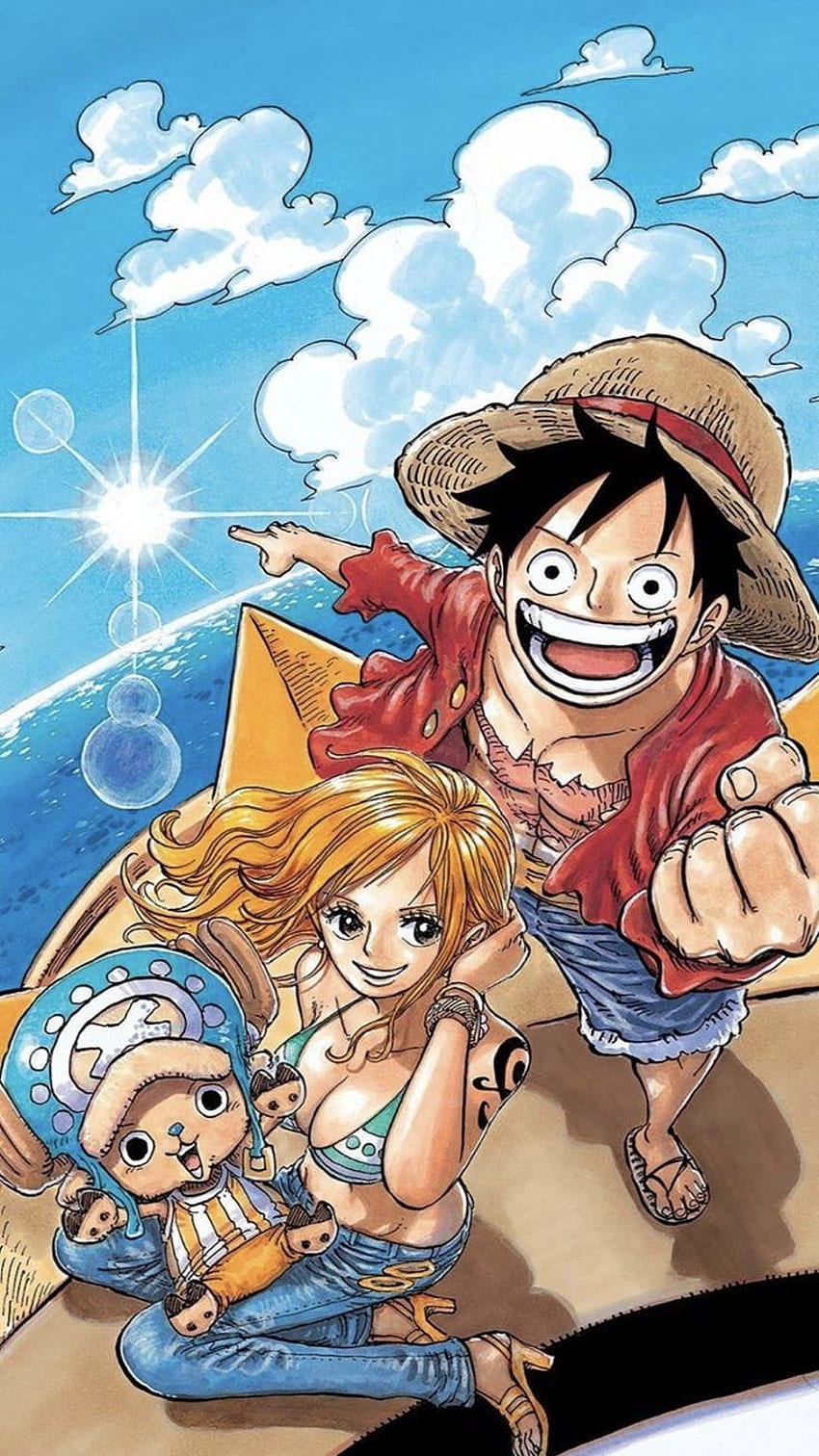 Luffy, Anime, Nami, One Piece, Chopper, Manga Tapeta na telefon HD