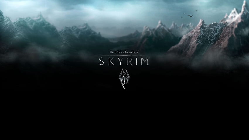 halaman 4 The Elder Scrolls: Situs penggemar, Logo Skyrim Wallpaper HD