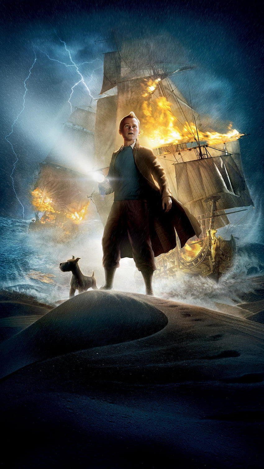 The Adventures of Tintin (2022) movie HD phone wallpaper