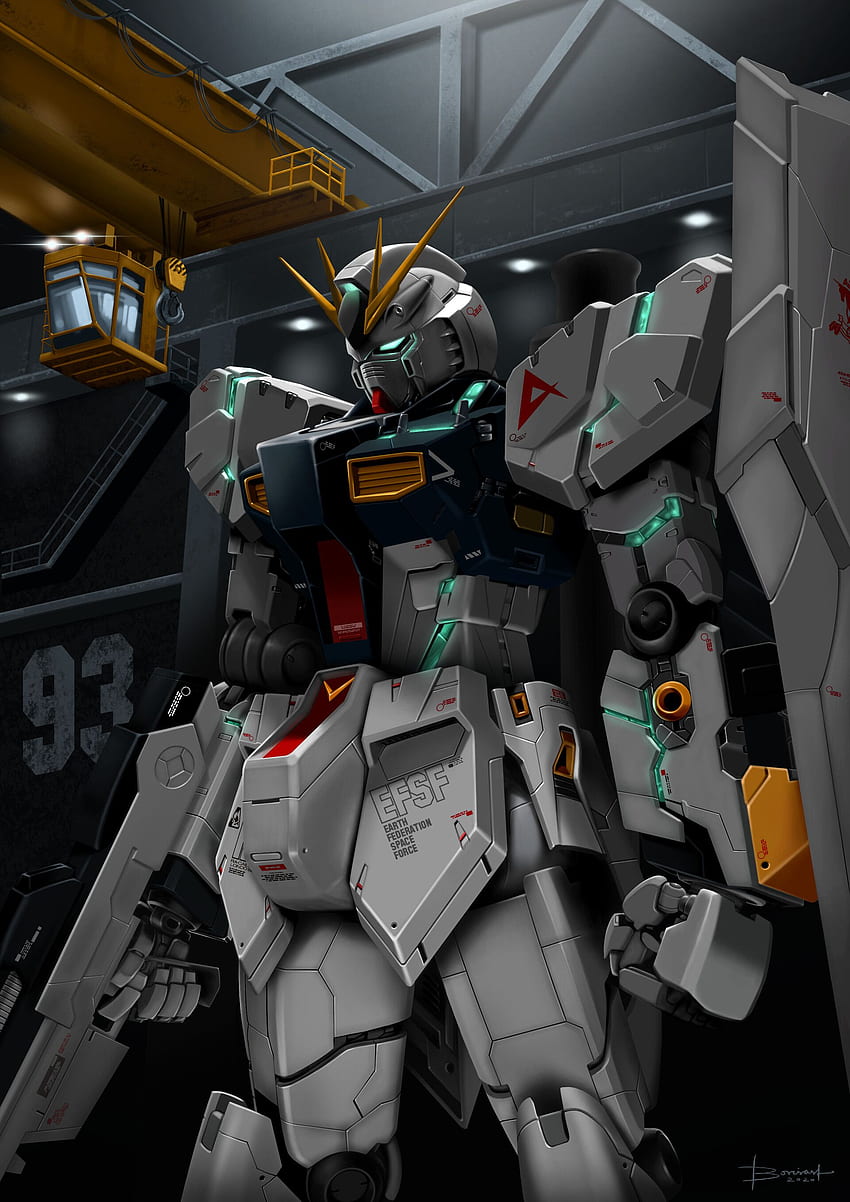 Gunpla, Nu Gundam fondo de pantalla del teléfono