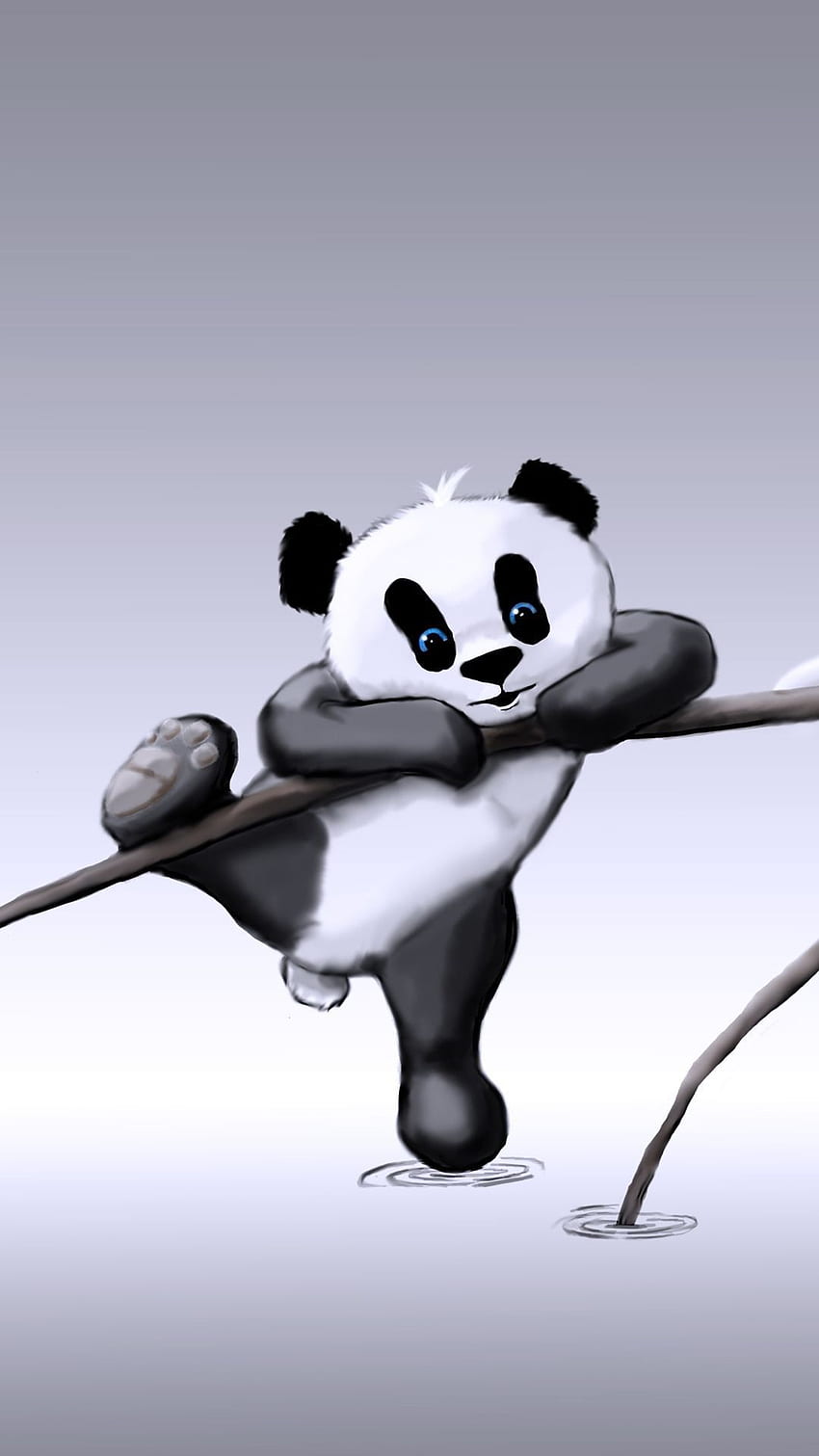 Best Of Panda Bears I Love Pinterest Of Elegant White Panda Fresh Be A Panda Wallpap. Seni panda, kartun, Bayi hewan lucu, Cute Panda Love Sfondo del telefono HD