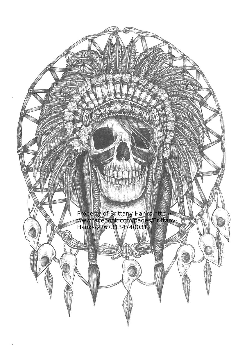 Indian Warrior Skull tattoo - Best Tattoo Ideas Gallery