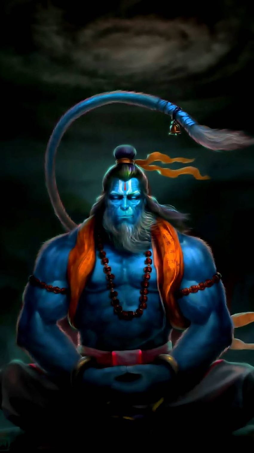 Hanuman Ji Animated in 2020, animated hanuman HD phone wallpaper ...