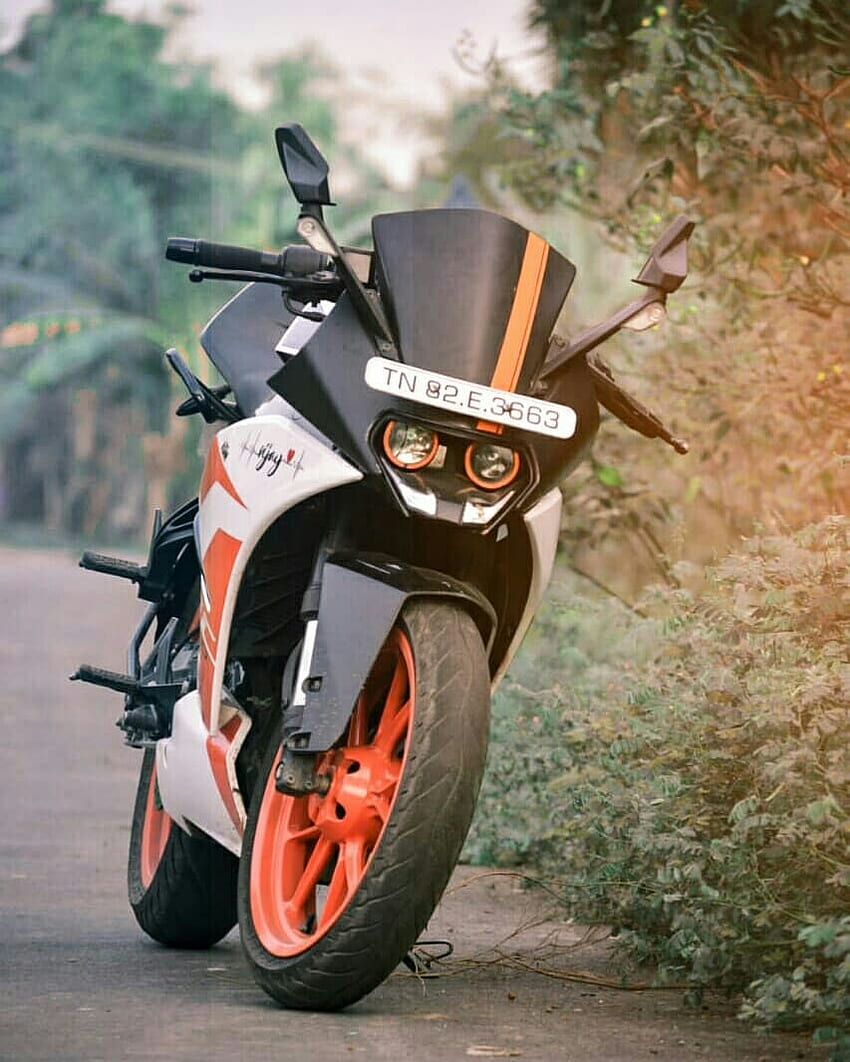 Ktm rc 200. Ktm, Art de conception de logo, iphone néon, KTM RC 200 Noir Fond d'écran de téléphone HD