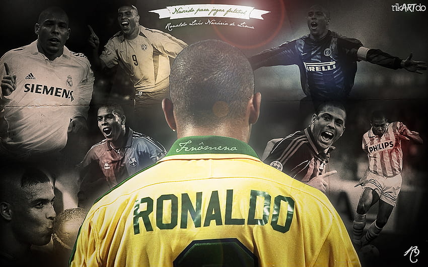 Ronaldo Nazário, r9, legenda, piłka nożna, brazylijczyk, ronaldo, ronaldo nazario Tapeta HD