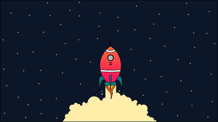 Made a Rocketship illustration. Thought you guys might like it HD wallpaper