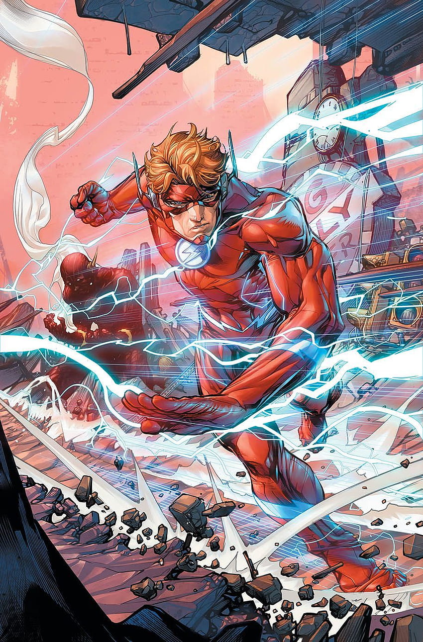 varian Flash kill Barry dan Wally ambil alih, saya mohon. Komik Flash, Komik Flash DC, Flash, Wally West Rebirth wallpaper ponsel HD