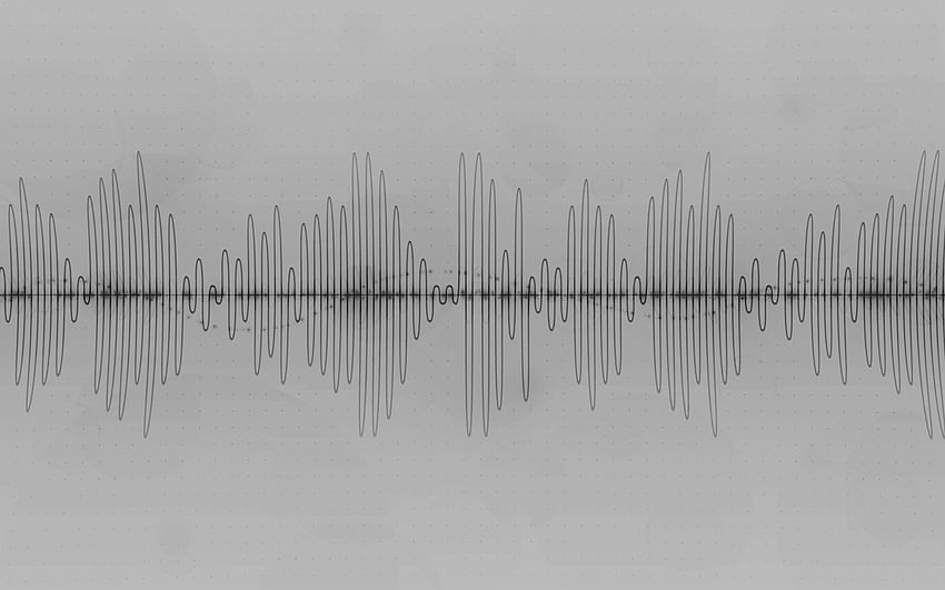 Music Sound Waves Live, Waves Black and White HD wallpaper