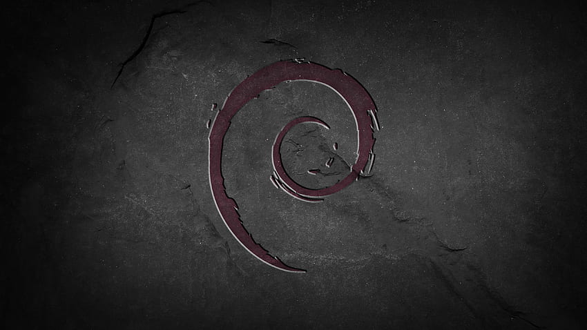 Debian - , Histórico do Debian no Bat, Debian Dark papel de parede HD