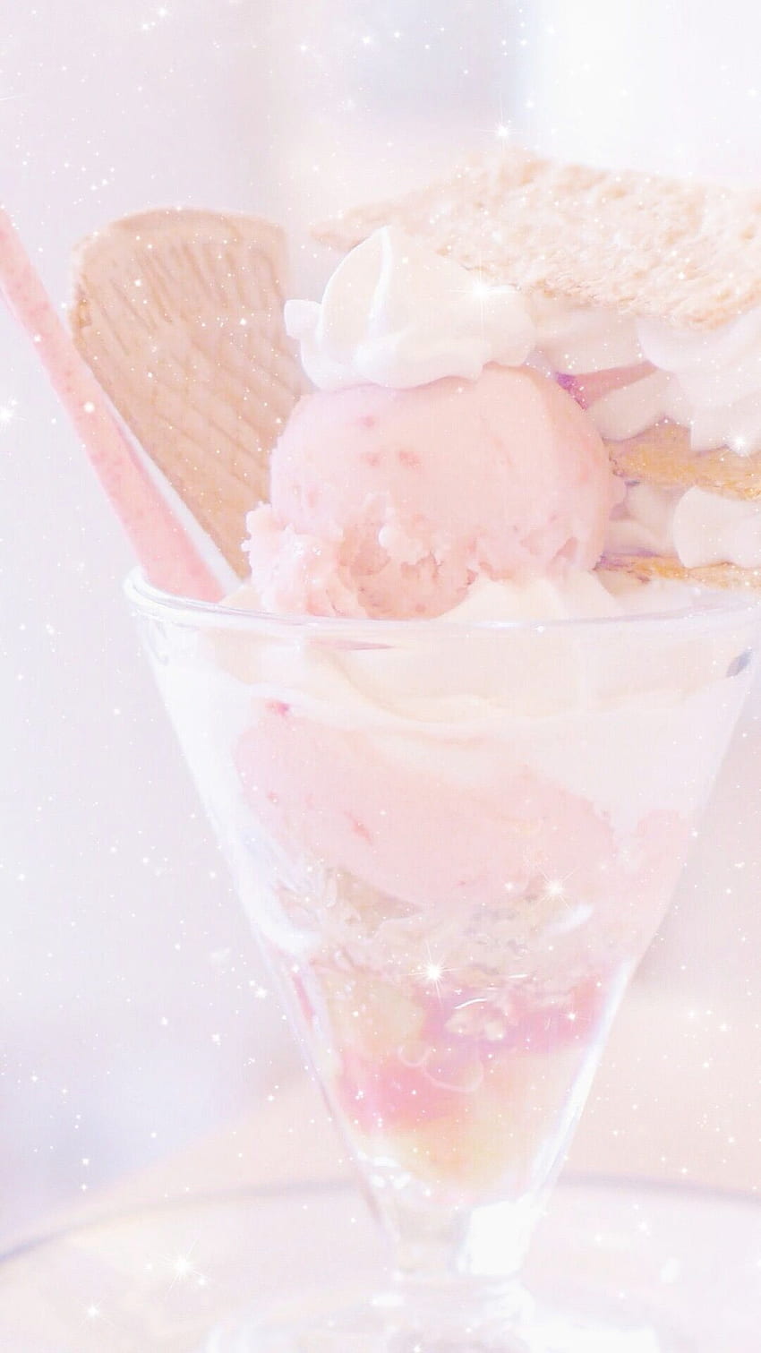 Girly xoxo on Glitters pink. Icecream, Kawaii Ice Cream HD phone ...