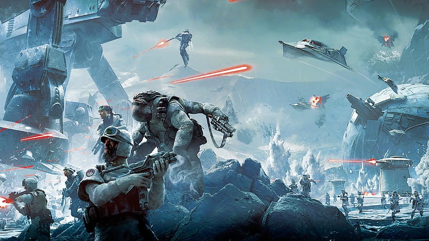Star Wars Battlefront Hoth HD wallpaper