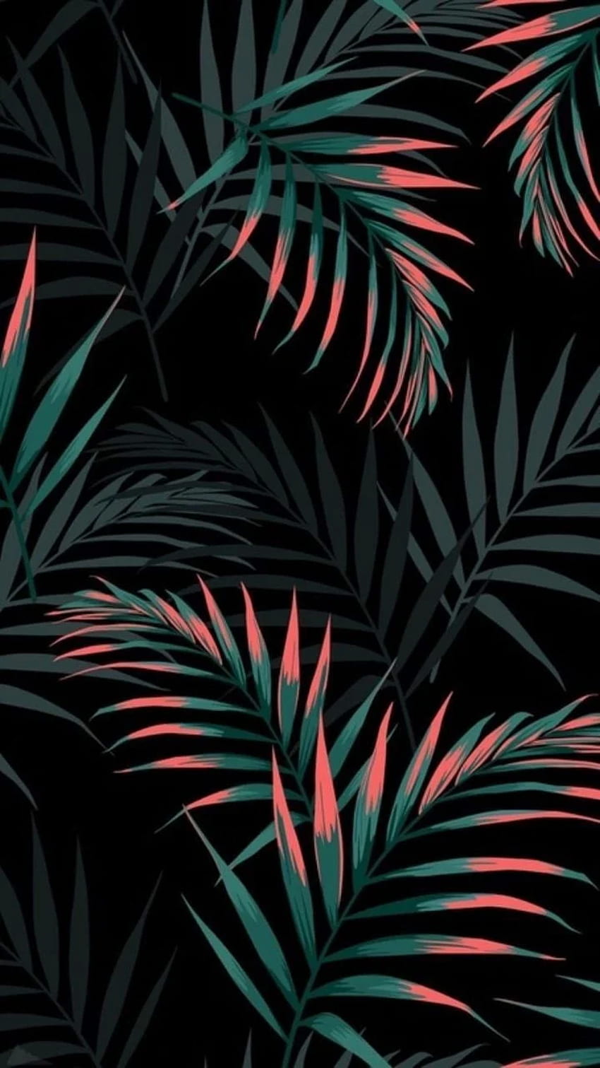 Neonblätter, coole Pflanze HD-Handy-Hintergrundbild