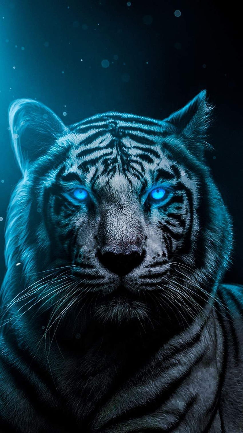 파란 눈의 사자 아이폰. 호랑이 정신 동물, 야생 동물, 호랑이, 푸른 동물 HD 전화 배경 화면