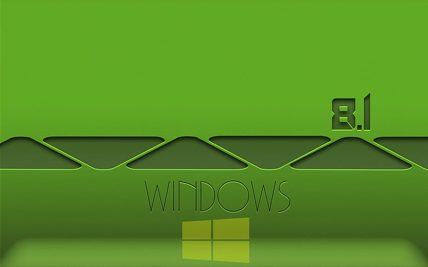 fenêtres 8.1, ombres, didis, fenêtres, vert Fond d'écran HD