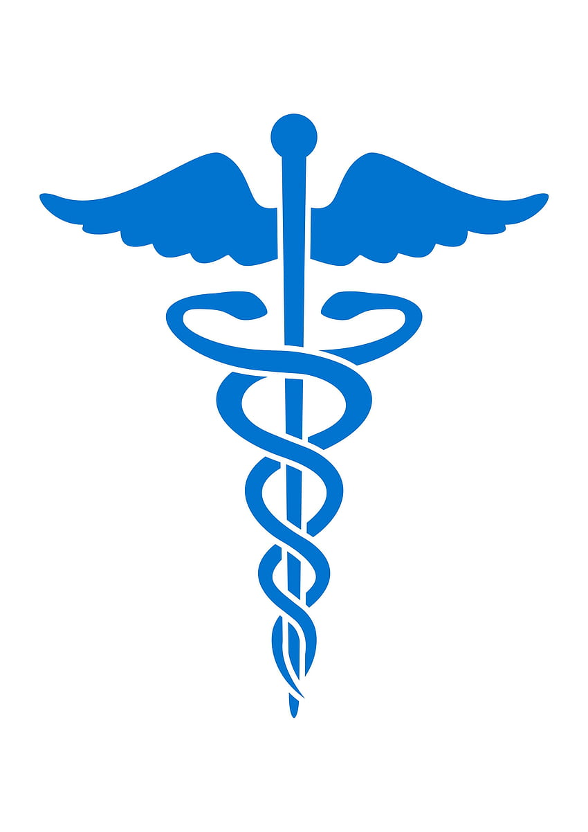 Logo lekarza, obiekty clipart, obiekty clipart, symbol lekarza Tapeta na telefon HD