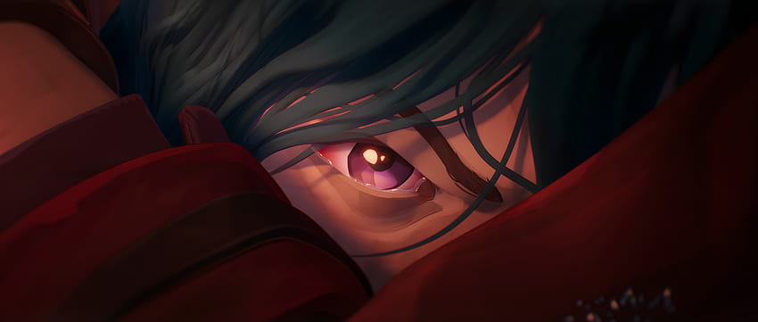 Angry Jinx, червени очи, League of Legends HD тапет