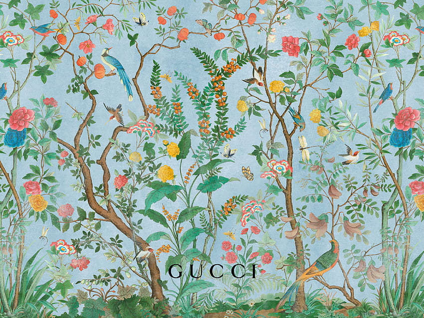 Gucci U Tian, Gucci Floral HD wallpaper