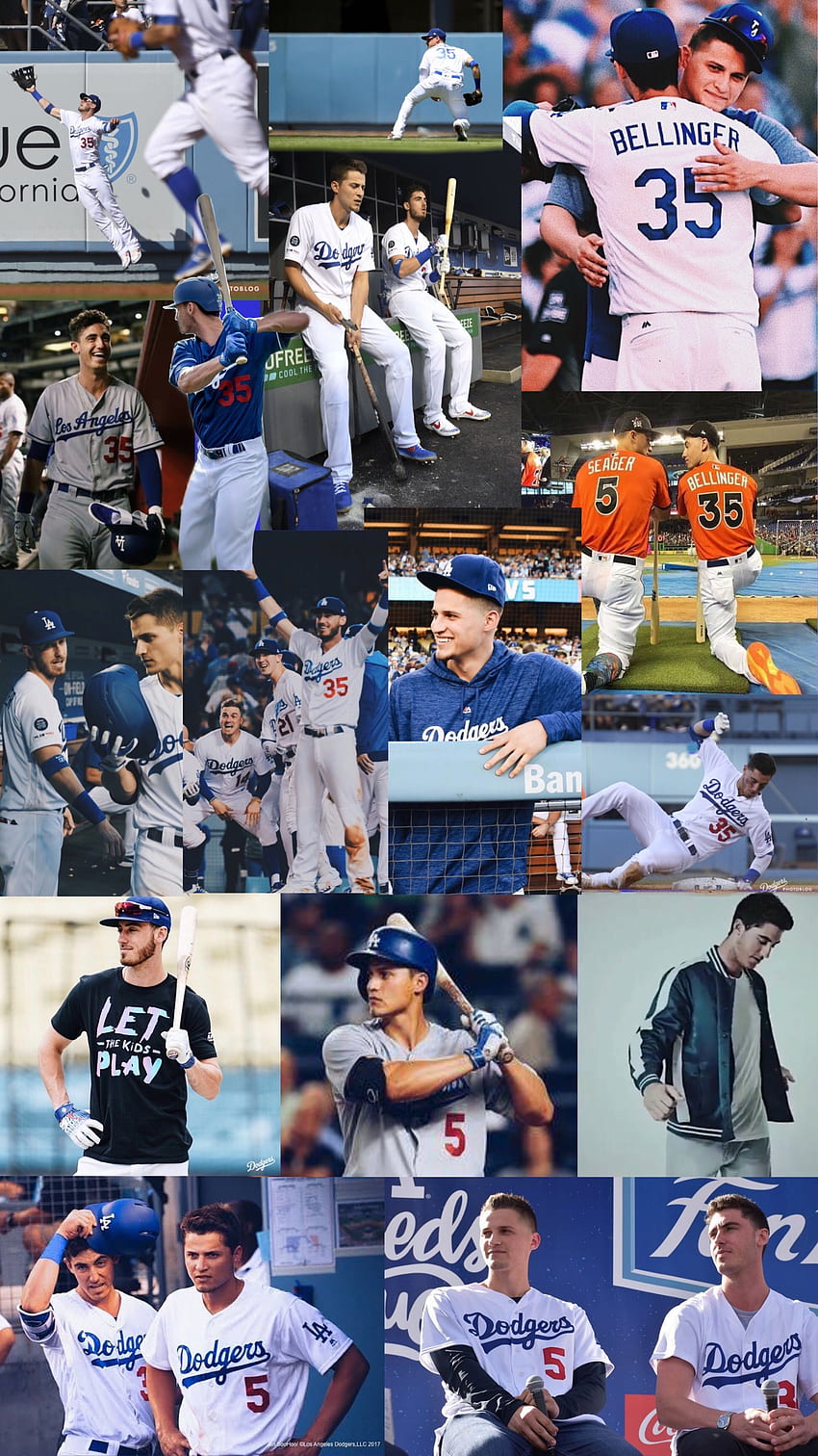 The most cutest people on the LA DODGERS cory seager and cody bellinger  both of them