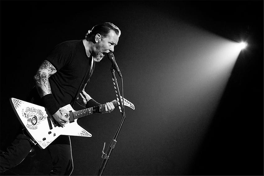 James Hetfield, Metallica, Viena, Austria, 2009 fondo de pantalla