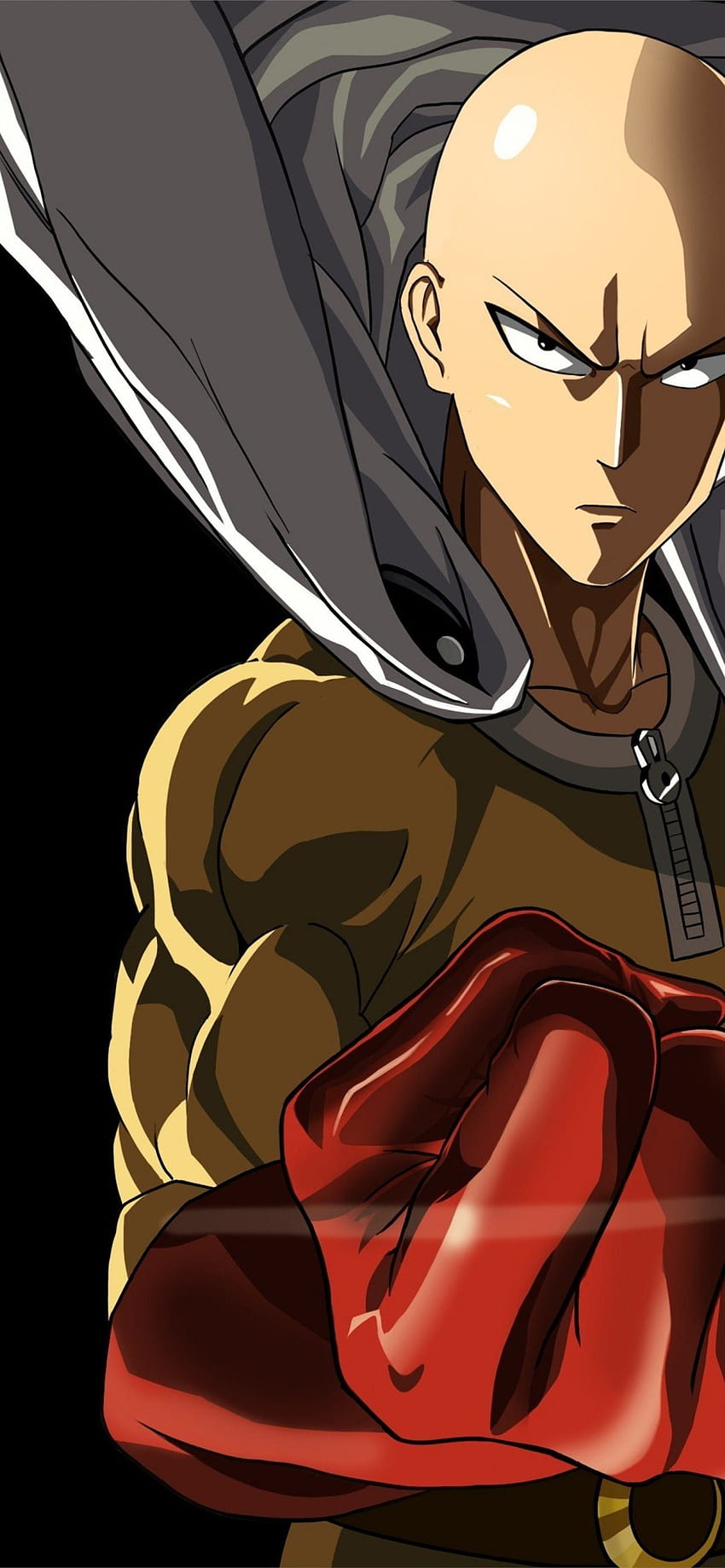 Saitama One Punch Man Cape Fist for Samsung Galaxy. iPhone, One Punch Man Android HD phone wallpaper