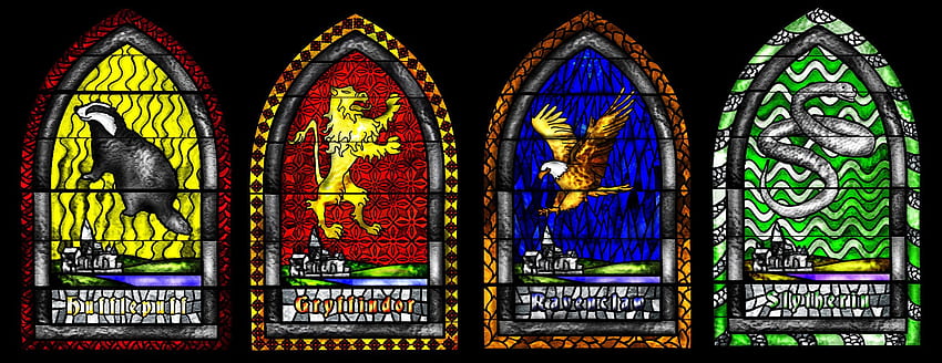 Hogwarts House Rivalry! We all love Hogwarts, Hogwarts Houses HD wallpaper