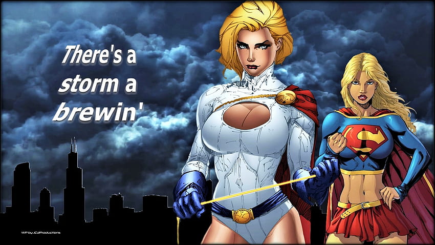 Power Girl vs Supergirl, backgrounds, nexus, cartoon, carol danvers, sexy  girls, fanart, kara danvers, anime, 1920x1080 only, super heroes, ,  supergirl, power girl HD wallpaper | Pxfuel