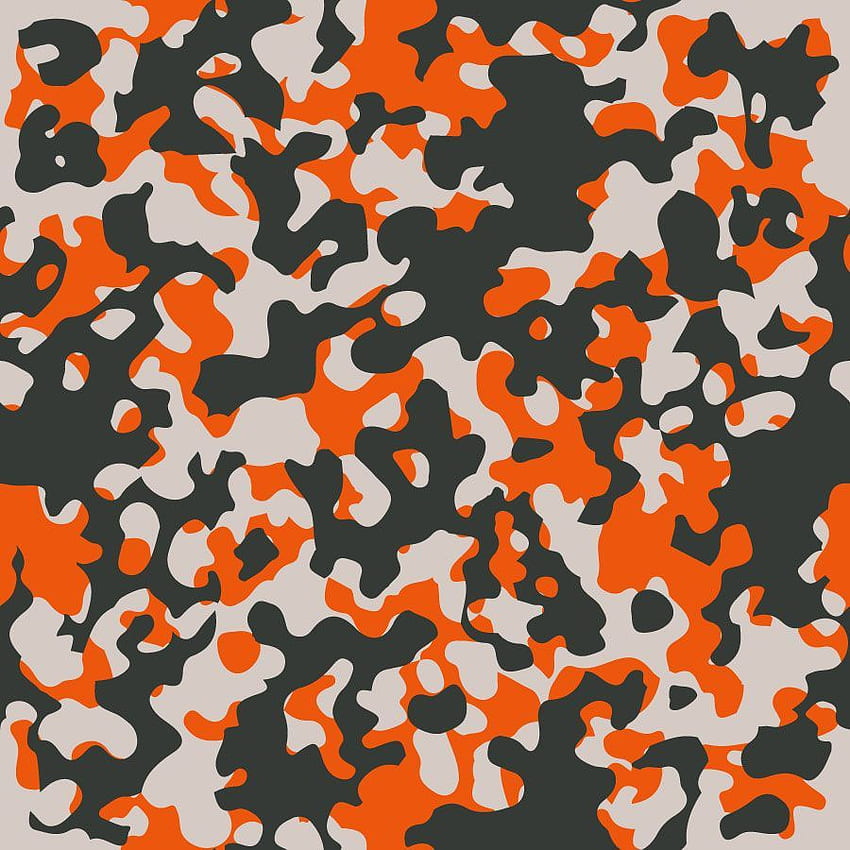 padrão de camuflagem - design de padrão de camuflagem, camuflagem laranja Papel de parede de celular HD