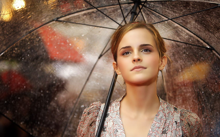 gadis seksi di tengah hujan. Emma Watson Gadis Emma Watson dalam Hujan, Emma Watson Baru Wallpaper HD