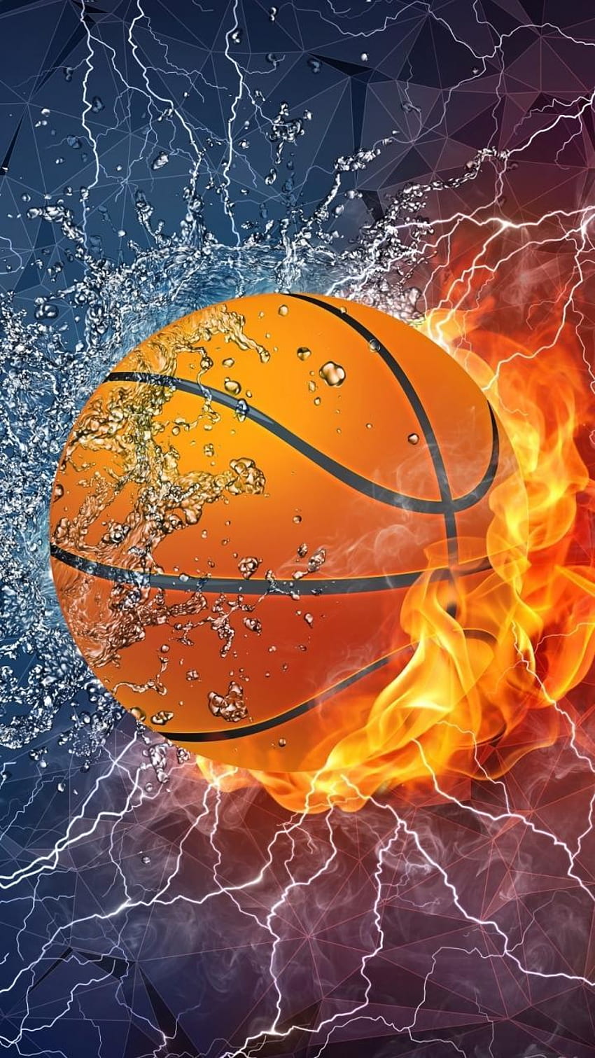 Basketball Love for Android, Basketball Pattern HD phone wallpaper