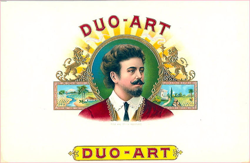 Duo-ART, cigar, art, man, other, people HD wallpaper