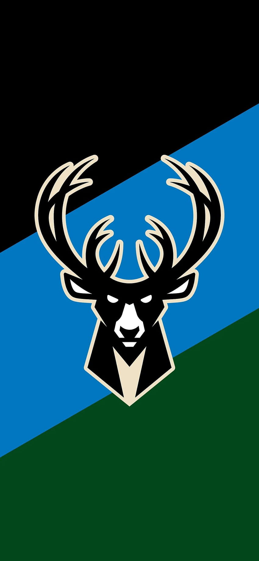 Logotipo de los Bucks de Milwaukee iPhone fondo de pantalla del teléfono