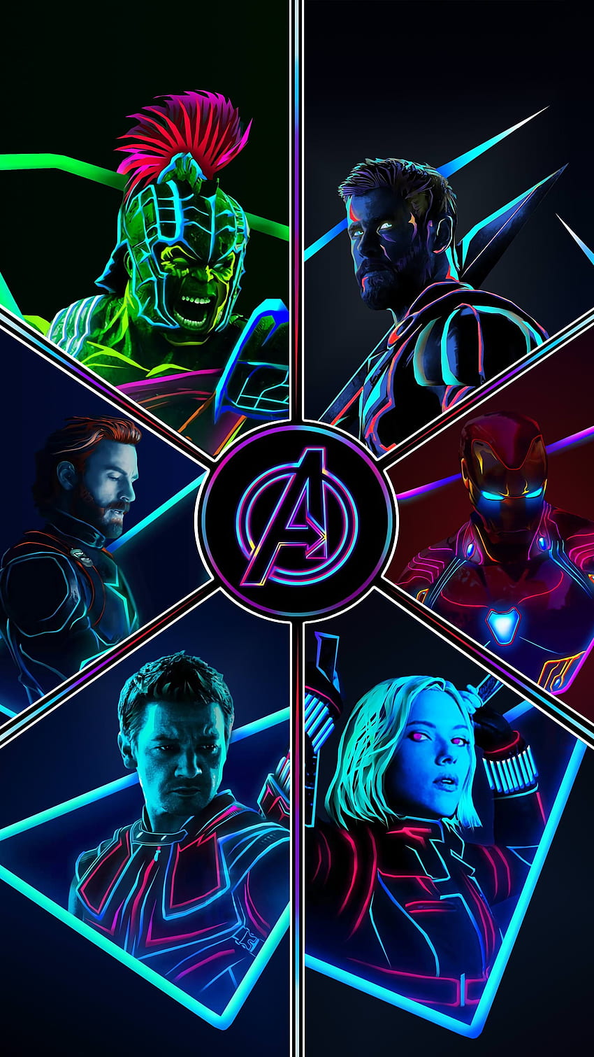 The latest neon post of the Original 6 sparked a lot of requests for . I made som. Marvel superheroes, Avengers , Marvel, Doctor Strange Neon HD phone wallpaper