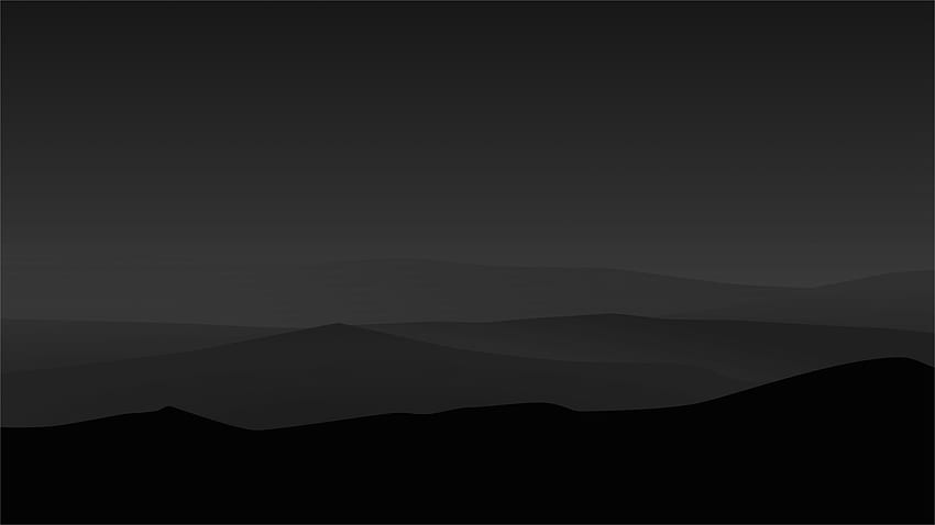 Black Landscape in 2020. Minimalist , Minimal , black HD wallpaper