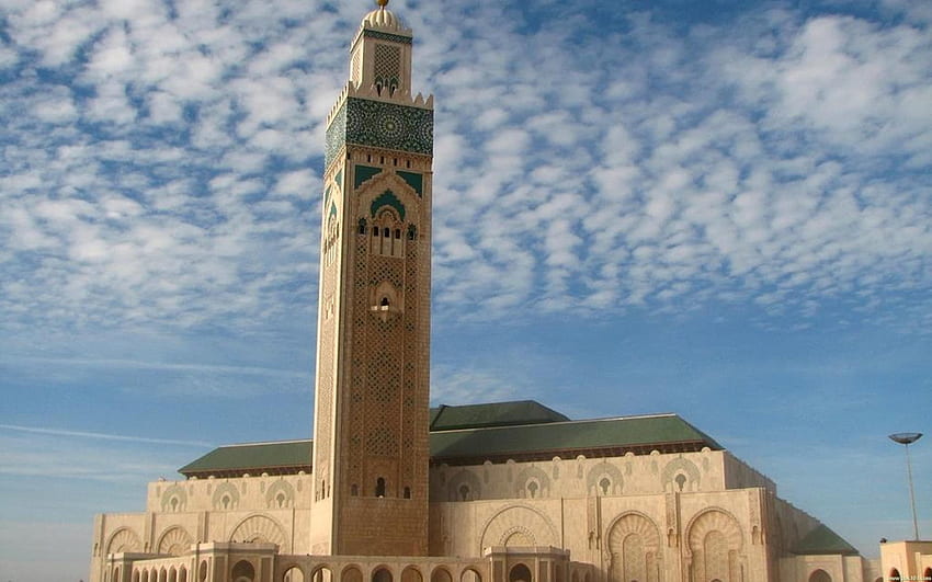 > Islamic > Hassan II Mosque in Casablanca - Morocco high quality! HD wallpaper