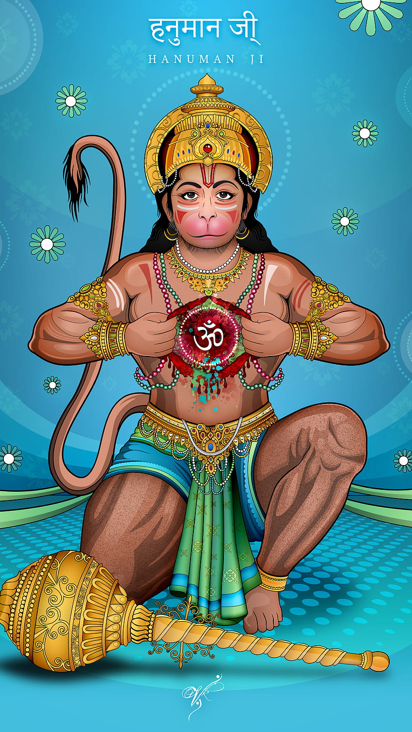 Hanuman, Bajrangbali, Senhor Hanuman Papel de parede de celular HD