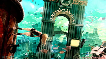 Grav2ity Daze Gravity Daze Gravity Rush Blue PS Vita Kat HD wallpaper   Peakpx