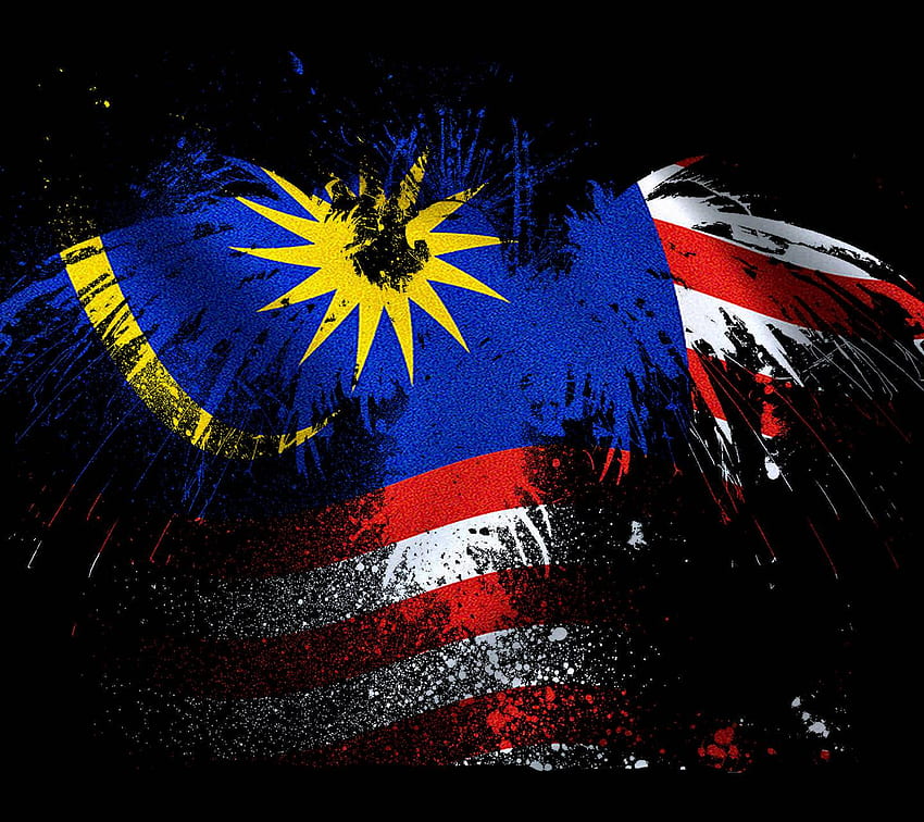 Malezja, Flaga Malezji Tapeta HD