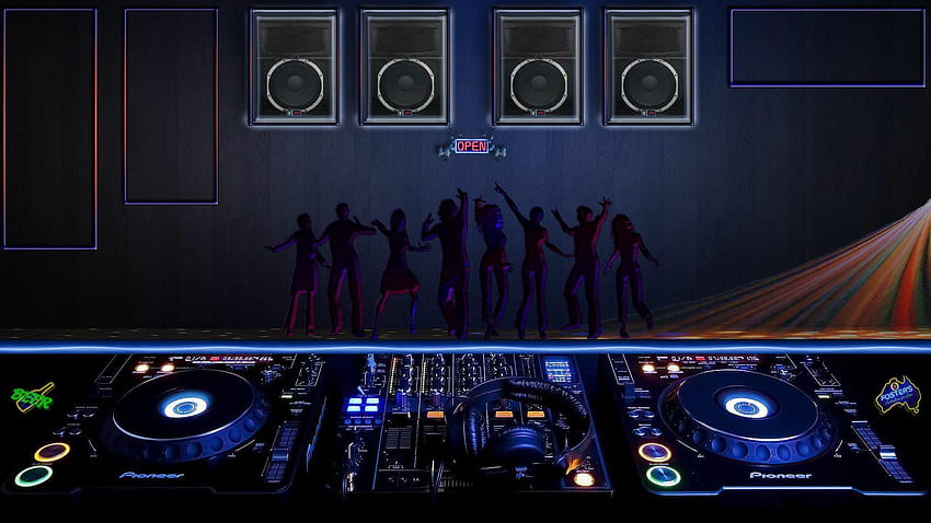 DJ, giradischi digitali per DJ Sfondo HD