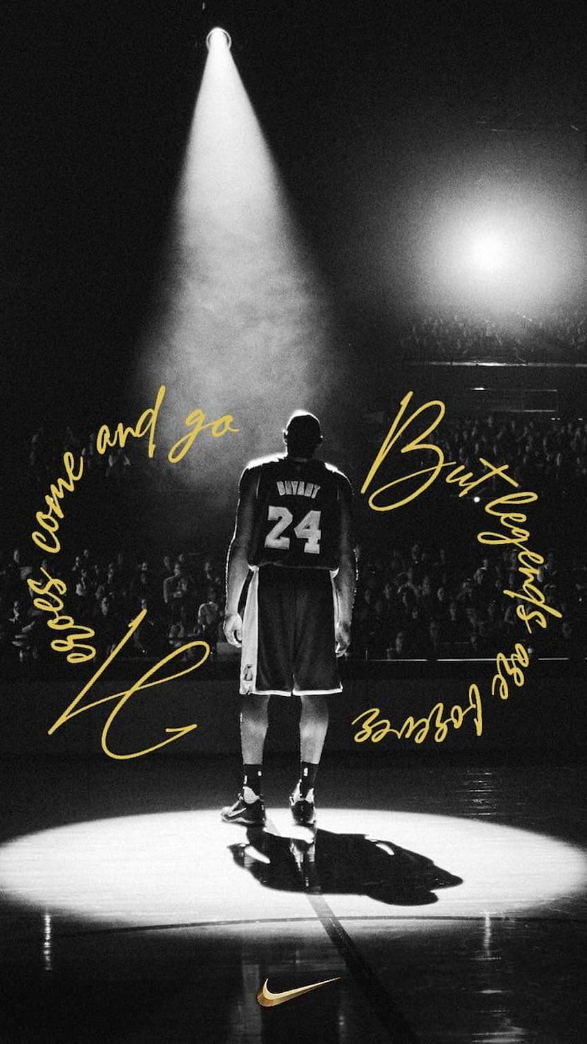 dla Kobe Bryanta na cześć legendy, logo Nike Kobe Tapeta na telefon HD