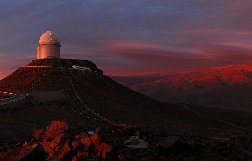 Observatory, Chili, Atacama Desert, The Chair, NTT, Chajnantor plateau, Panoramic View, THAT, BECAUSE for , раздел пейзажи HD тапет