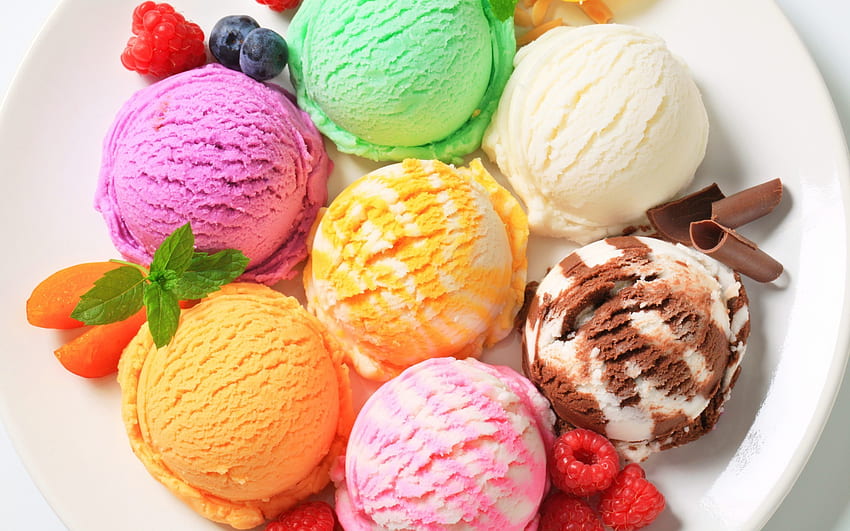 Фунийка за сладолед, Сладолед Арт HD тапет