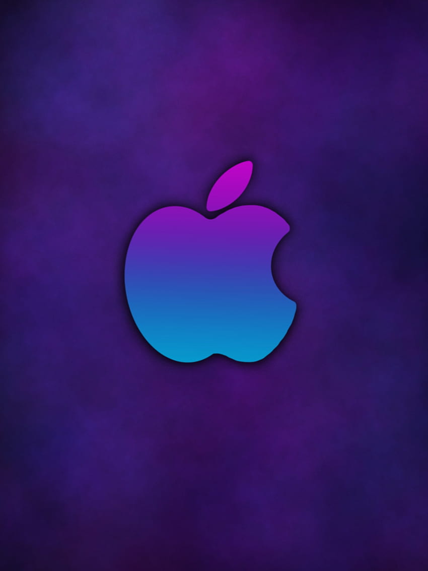 Cosmic Apple, fade, design, universe, drawing, logo, abstract, ipad, stars, ios, iphone HD phone wallpaper